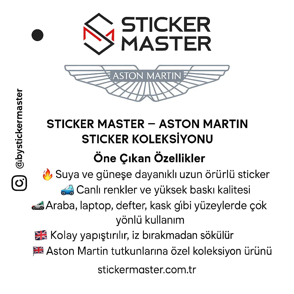 Aston-Martin-Sticker Sticker Master