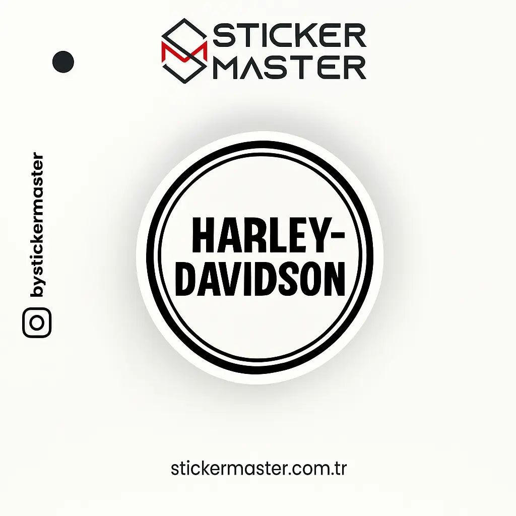 Harley-Davidson-Motor-Sticker Sticker Master