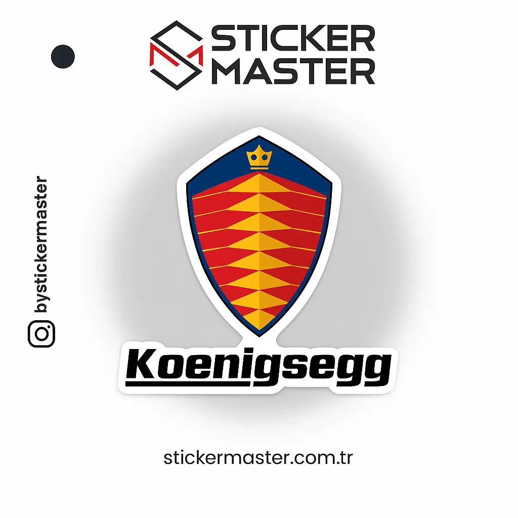 Koenigsegg-Sticker Sticker Master