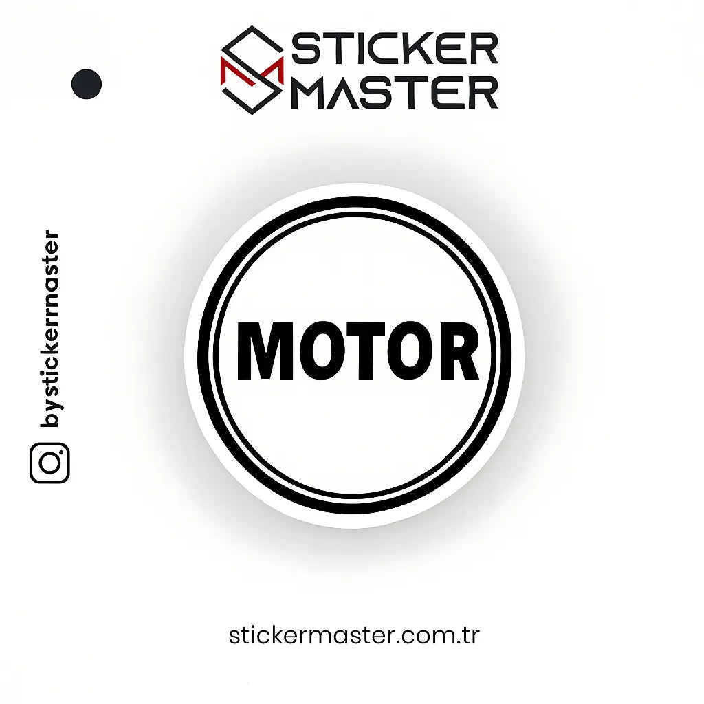 Motor-Sticker Sticker Master