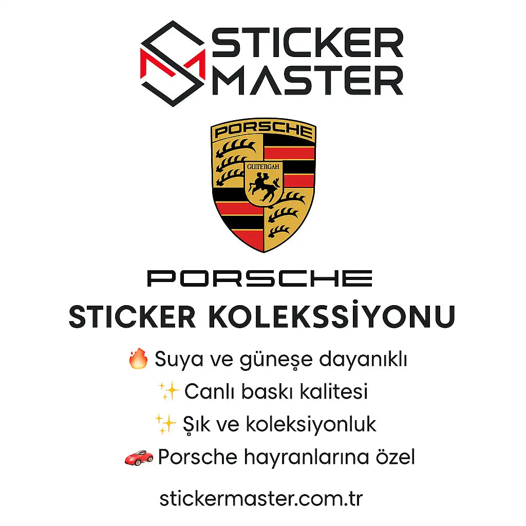 Porsche-Sticker Sticker Master