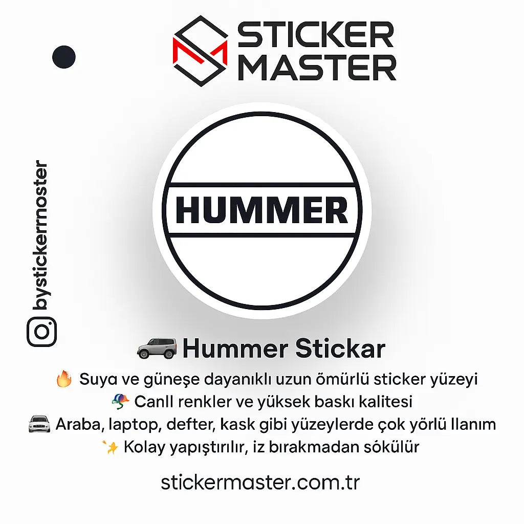 Hummer-Sticker Sticker Master