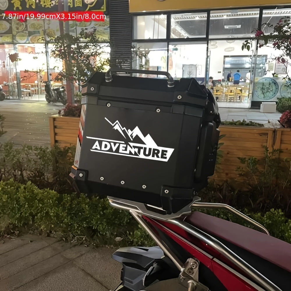 Sticker Master Adventure Sticker Seti - Motosiklet Top Box Uyumlu Etiket (BMW GS / Africa Twin / KTM / Yamaha Tenere)