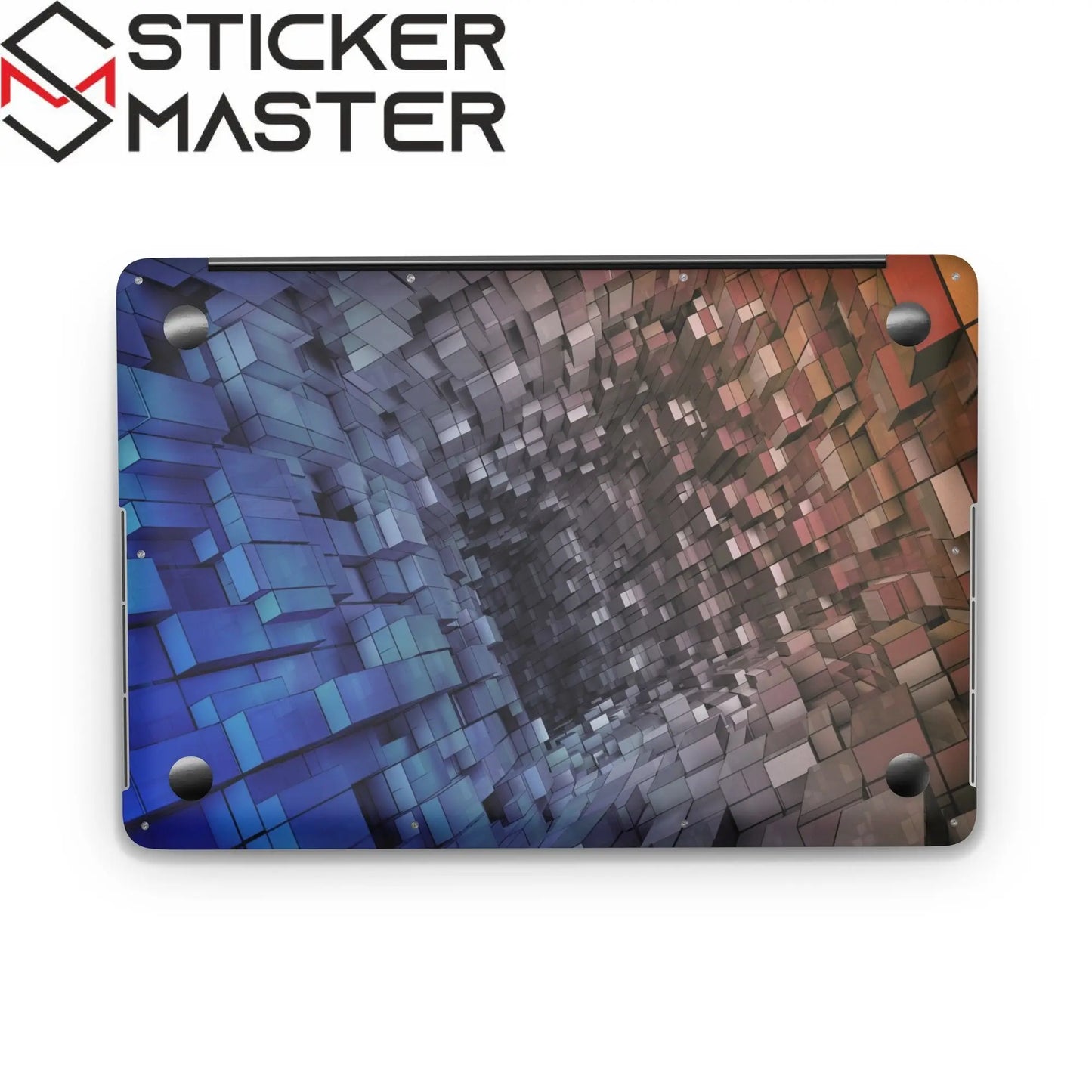 Sticker Master Abstract 3D Evrensel Sticker Dizüstü Bilgisayar Vinil Sticker Decal 12" 13" 13.3" 14" 15" 15.4" 15.6 inç Dizüstü Bilgisayar Çıkartma Koruyucu Macbook Asus Acer Hp Lenovo Huawei Dell İçin - Sticker Master