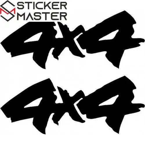 Sticker Master 4x4 Off Road Sticker Seti Motor, Kask, Laptop, Araba, Oto Araç İçin Dayanıklı Etiket Decal
