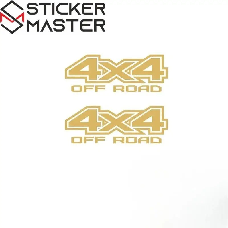 4x4 Sticker Seti | Pick-up ve SUV İçin Off Road Yan Gövde Decal (2 Adet) Sticker Master
