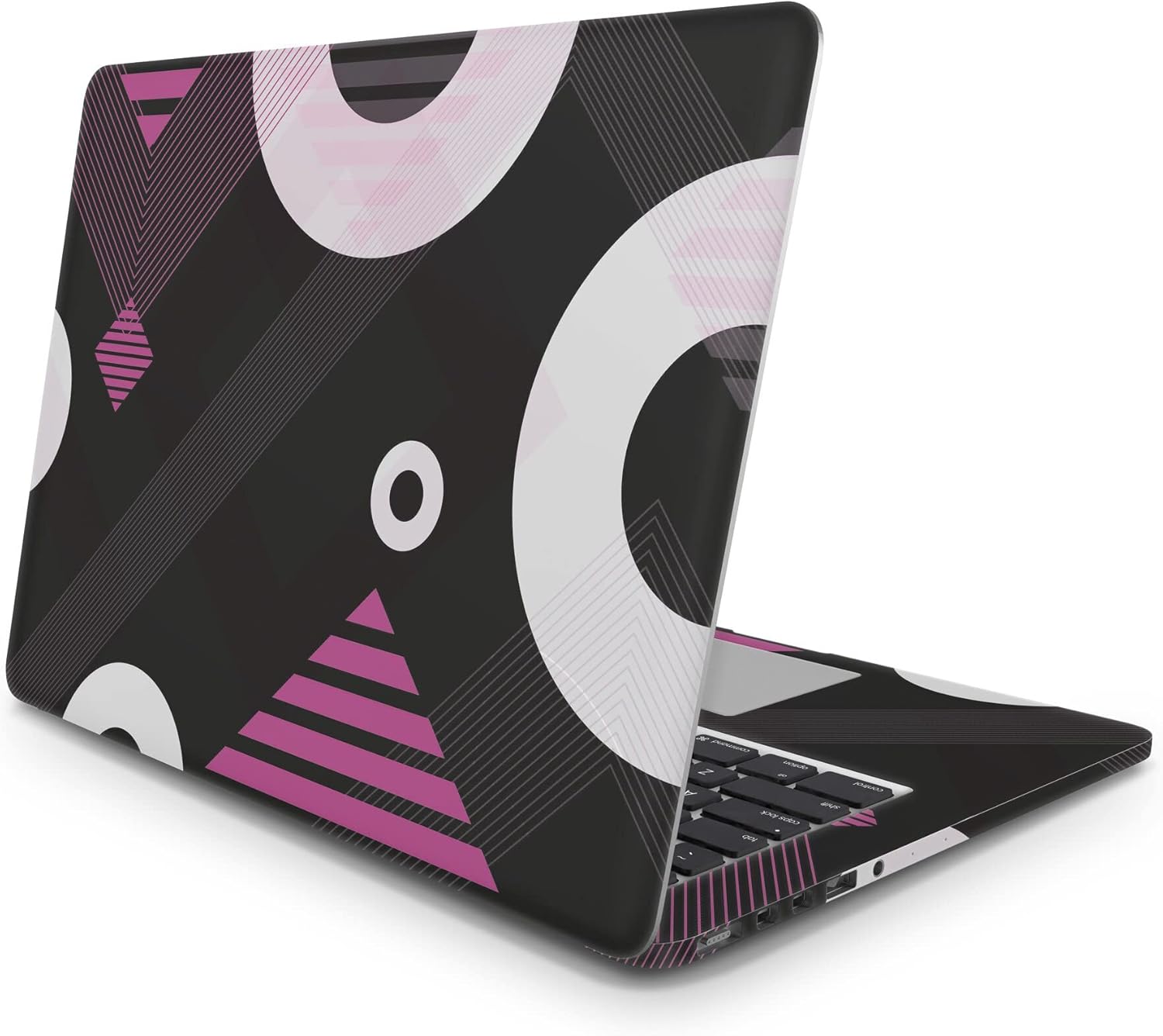 Sticker Master Purple Shape Evrensel Sticker Dizüstü Bilgisayar Vinil Sticker Decal 12" 13" 13.3" 14" 15" 15.4" 15.6 inç Dizüstü Bilgisayar Çıkartma Koruyucu Macbook Asus Acer Hp Lenovo Huawei Dell İçin
