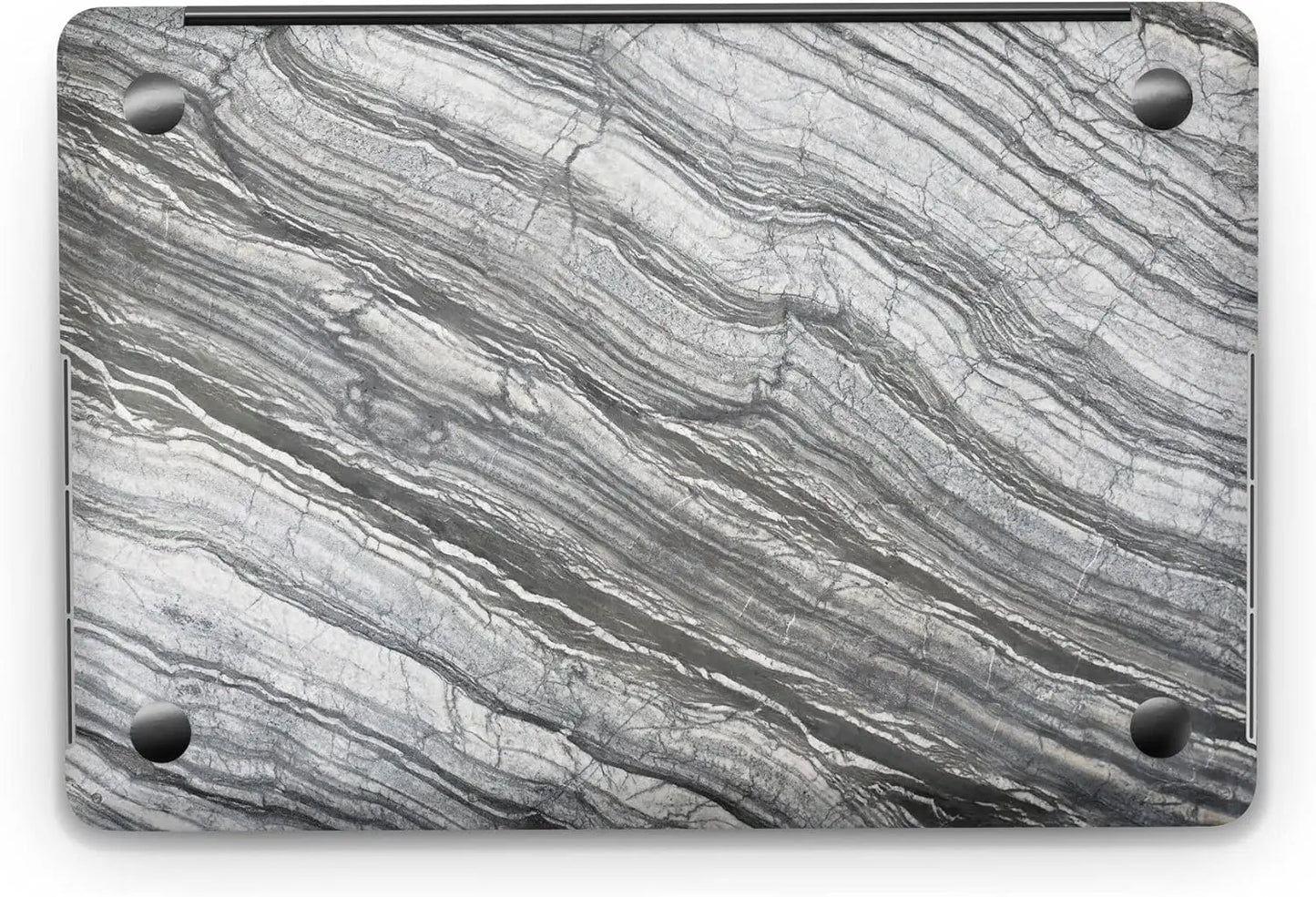 Sticker Master Black Marble Texture Background Evrensel Sticker Dizüstü Bilgisayar Vinil Sticker Decal 12" 13" 13.3" 14" 15" 15.4" 15.6 inç Dizüstü Bilgisayar Çıkartma Koruyucu Macbook Asus Acer Hp Lenovo Huawei Dell İçin Sticker Master