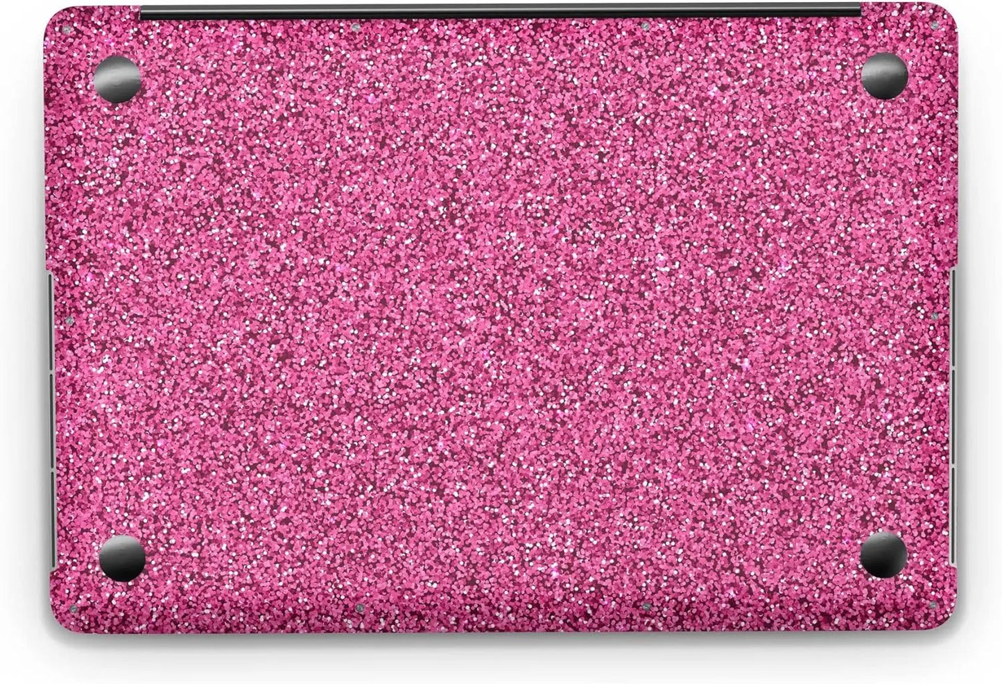 Sticker Master Glamour Pink Gold Glitter Evrensel Sticker Dizüstü Bilgisayar Vinil Sticker Decal 12" 13" 13.3" 14" 15" 15.4" 15.6 inç Dizüstü Bilgisayar Çıkartma Koruyucu Macbook Asus Acer Hp Lenovo Huawei Dell İçin Sticker Master