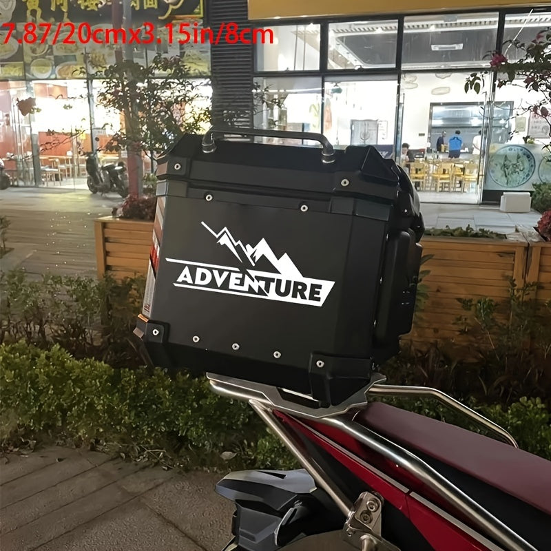 Sticker Master Adventure Sticker Seti - Motosiklet Top Box Uyumlu Etiket (BMW GS / Africa Twin / KTM / Yamaha Tenere)