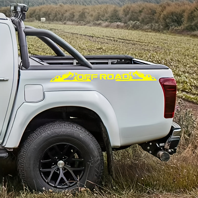 Sticker Master OFF ROAD Ön Cam Stickerı | Dağ Temalı Arazi Aracı Çıkartması