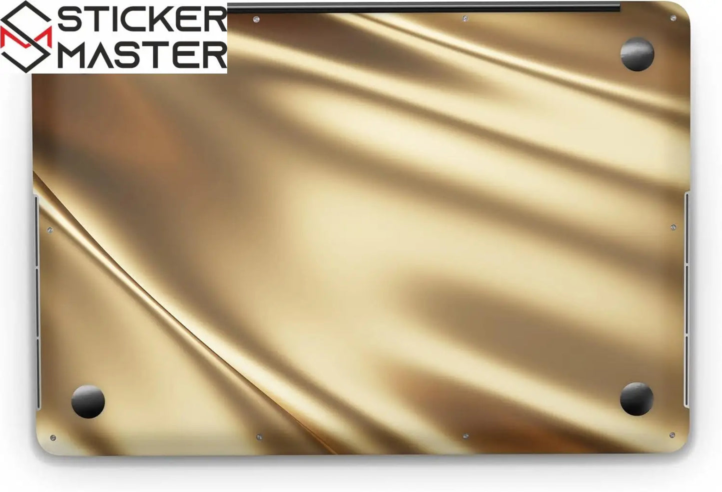 Sticker Master Gold Luxury Evrensel Sticker Dizüstü Bilgisayar Vinil Sticker Decal 12" 13" 13.3" 14" 15" 15.4" 15.6 inç Dizüstü Bilgisayar Çıkartma Koruyucu Macbook Asus Acer Hp Lenovo Huawei Dell İçin - Sticker Master