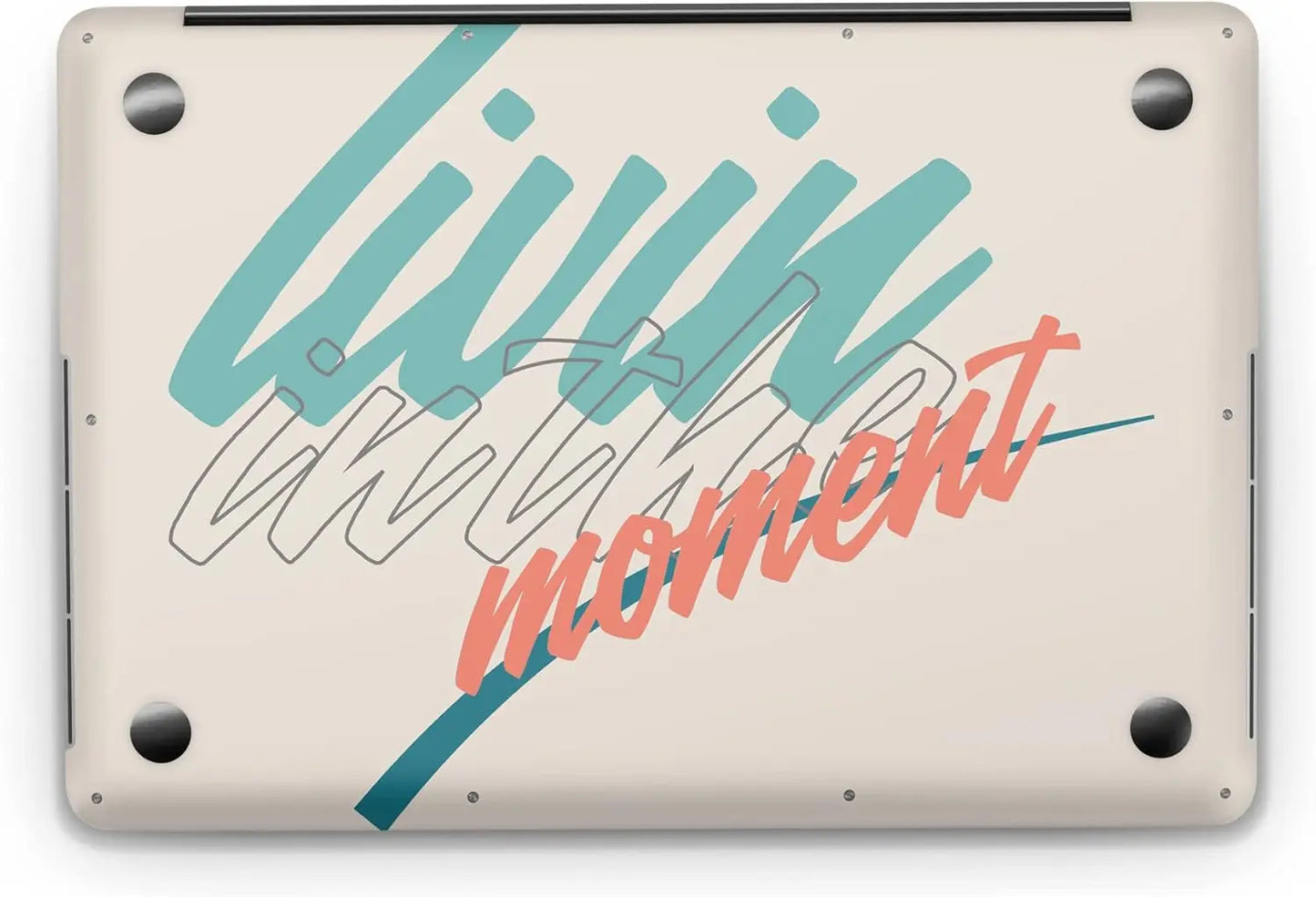 Sticker Master Living in The Moment Evrensel Sticker Dizüstü Bilgisayar Vinil Sticker Decal 12" 13" 13.3" 14" 15" 15.4" 15.6 inç Dizüstü Bilgisayar Çıkartma Koruyucu Macbook Asus Acer Hp Lenovo Huawei Dell İçin - Sticker Master