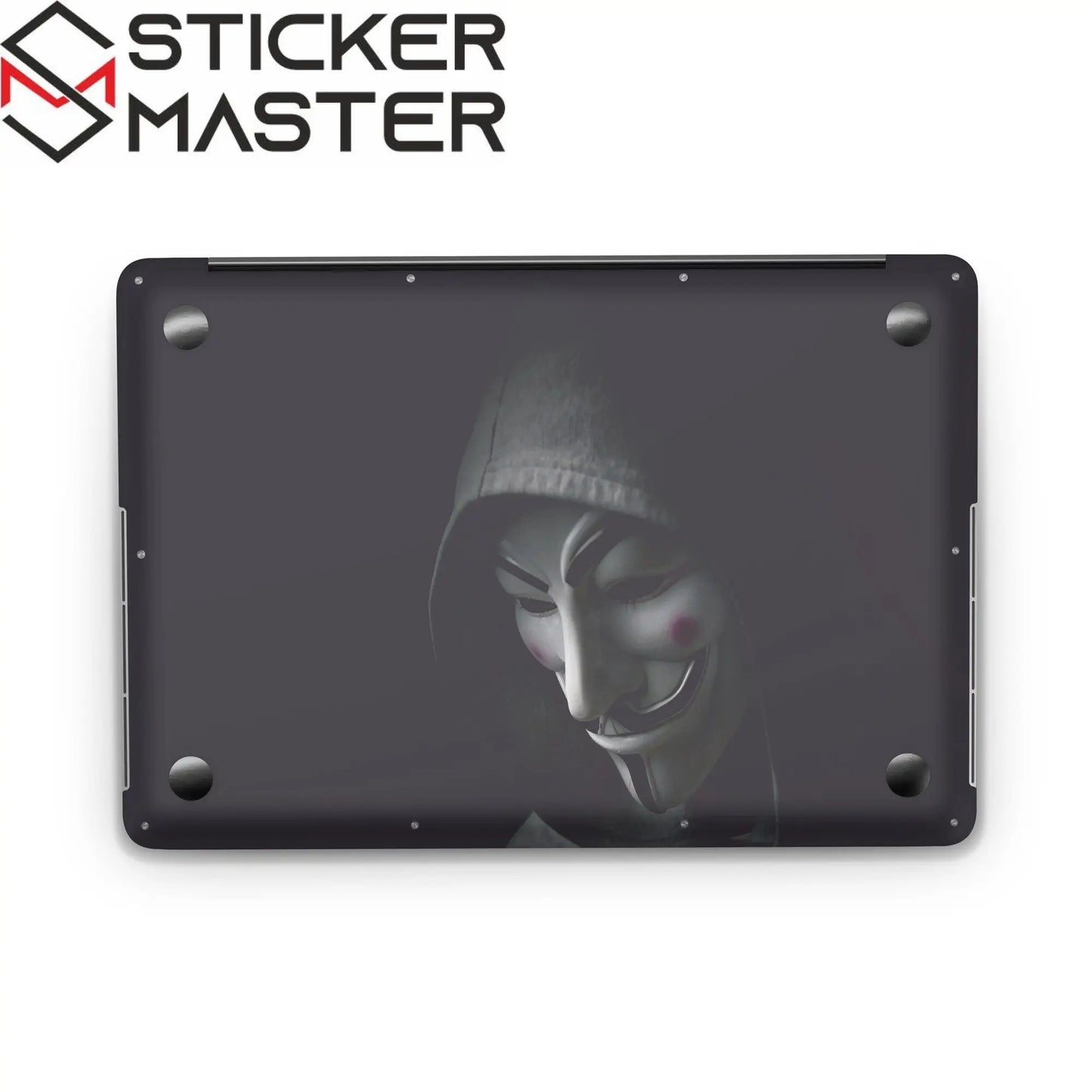 Sticker Master Anonymous Evrensel Sticker Dizüstü Bilgisayar Vinil Sticker Decal 12" 13" 13.3" 14" 15" 15.4" 15.6 inç Dizüstü Bilgisayar Çıkartma Koruyucu Macbook Asus Acer Hp Lenovo Huawei Dell İçin - Sticker Master