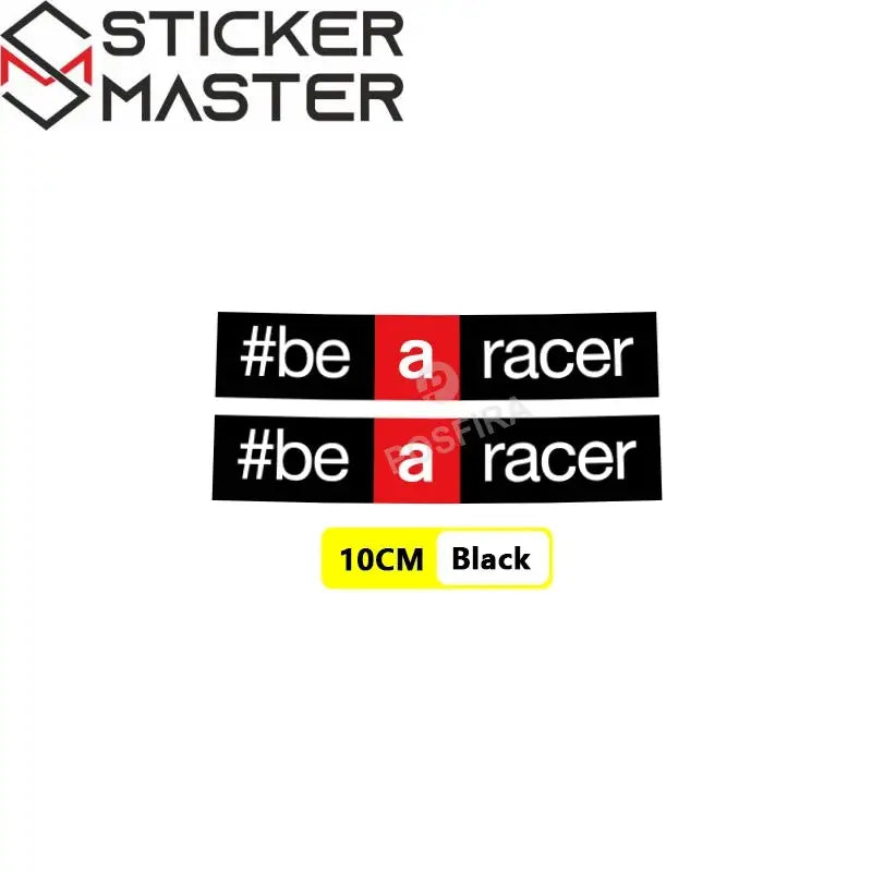 Aprilia Be a Racer Sticker | RS 660, RSV4 ve Tuono İçin Yarış Logosu (Çift) Sticker Master