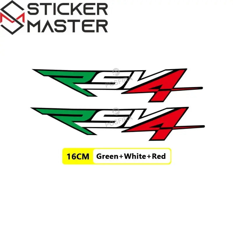 Aprilia RSV4 Sticker Seti | 2010-2024 İtalyan Yarış Logosu (2 Adet) - Sticker Master