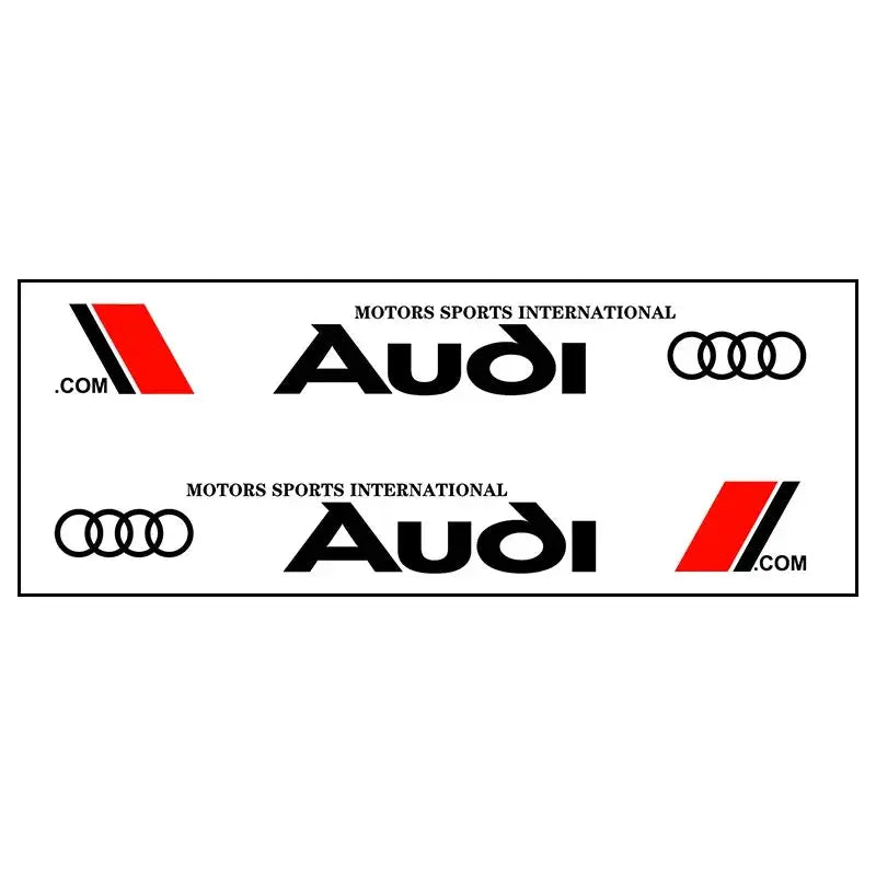 Audi Yan Kapı Sticker Seti (2 Adet) | A3 / A4 / Q5 Uyumlu - Sticker Master