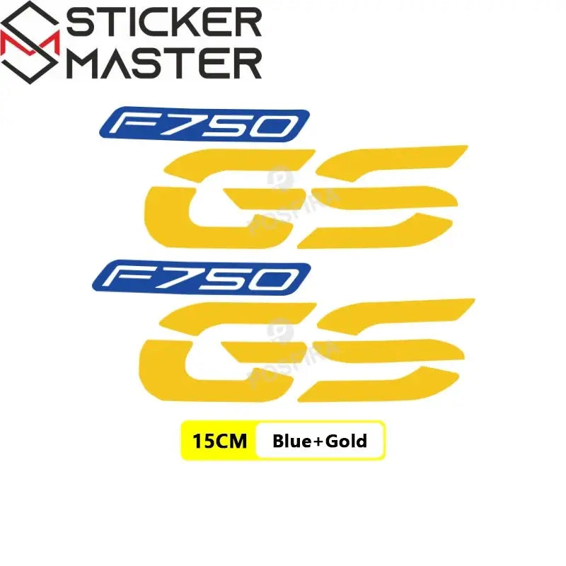 BMW F750GS Sticker | 2018-2023 Uyumlu Yan Grenaj Model Yazısı (Çift) Sticker Master