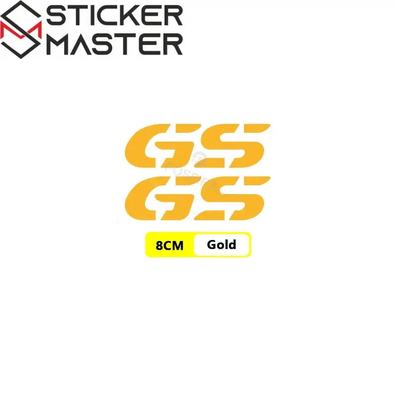 BMW GS Sticker | R 1250, R 1200 ve F 850 GS İçin Gidon ve Depo Logosu Sticker Master