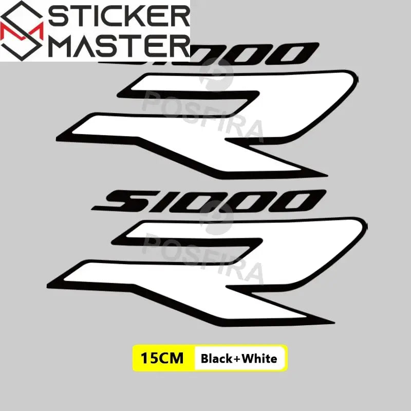 BMW S1000R Sticker Seti | 2014-2025 Dynamic Roadster Logosu (2 Adet) - Sticker Master