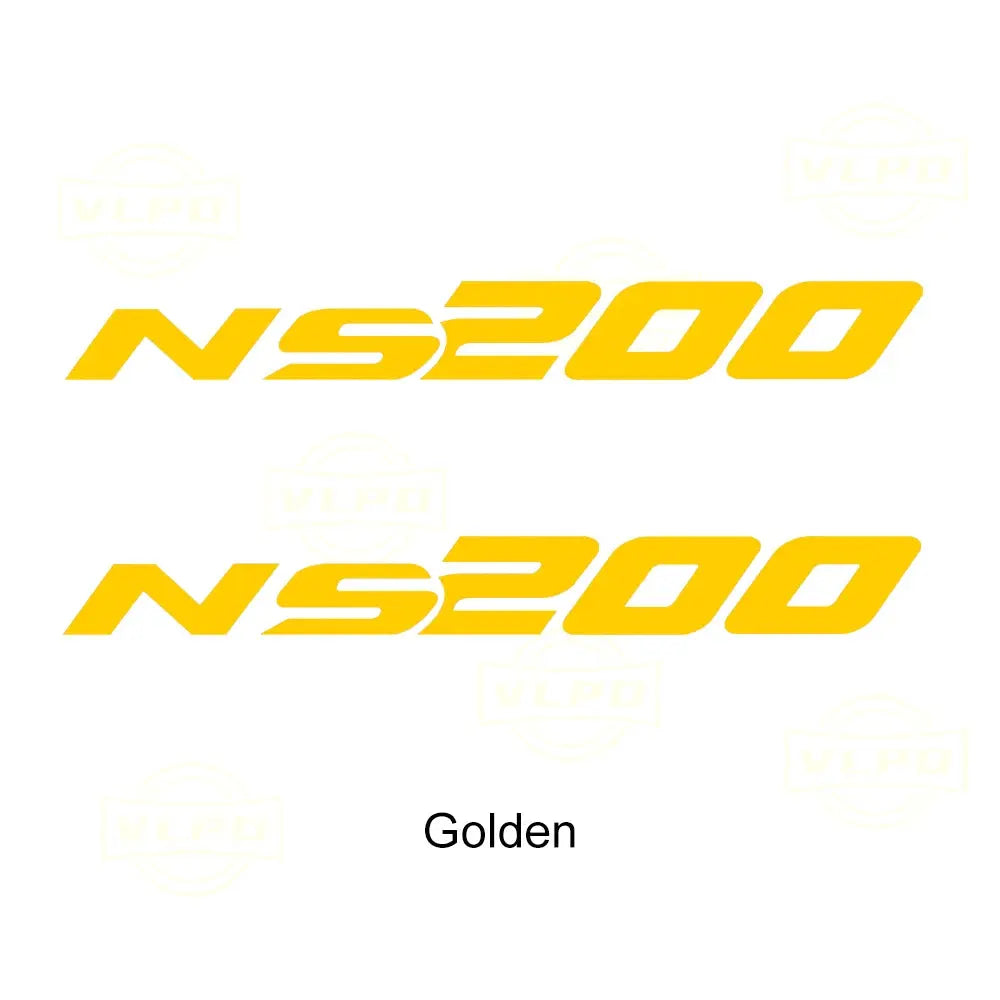 Bajaj Pulsar NS200 Sticker | 2020-2024 Ön Yan Grenaj ve Depo Yanı NS200 Yazısı Sticker Master