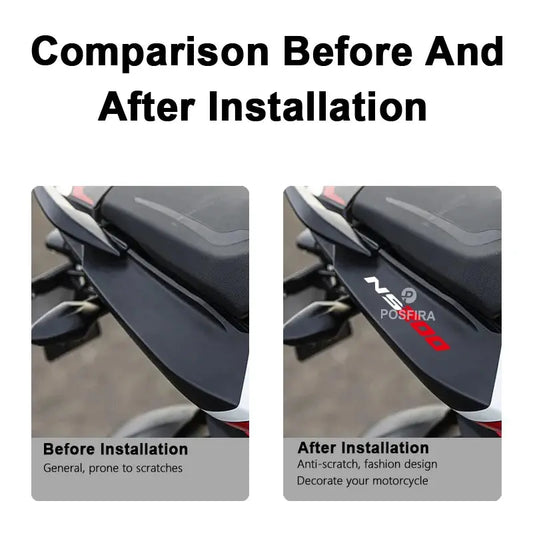 Bajaj Pulsar NS200 Sticker | 2020-2024 Uyumlu Orijinal Font Kuyruk Yazısı Sticker Master