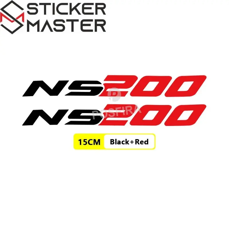 Bajaj Pulsar NS200 Sticker | 2020-2024 Uyumlu Orijinal Font Kuyruk Yazısı Sticker Master