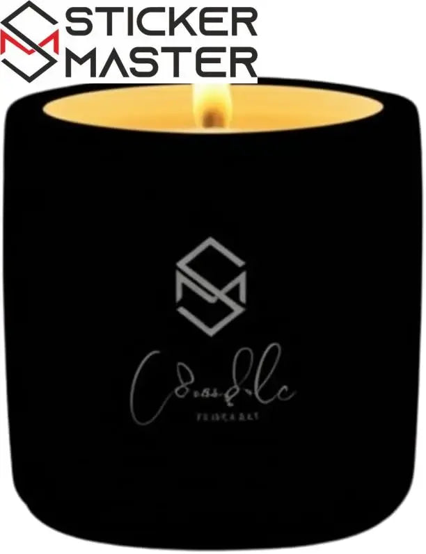 Sticker Master Kokulu Vegan Soya Mum- Modern Tasarım - Sticker Master