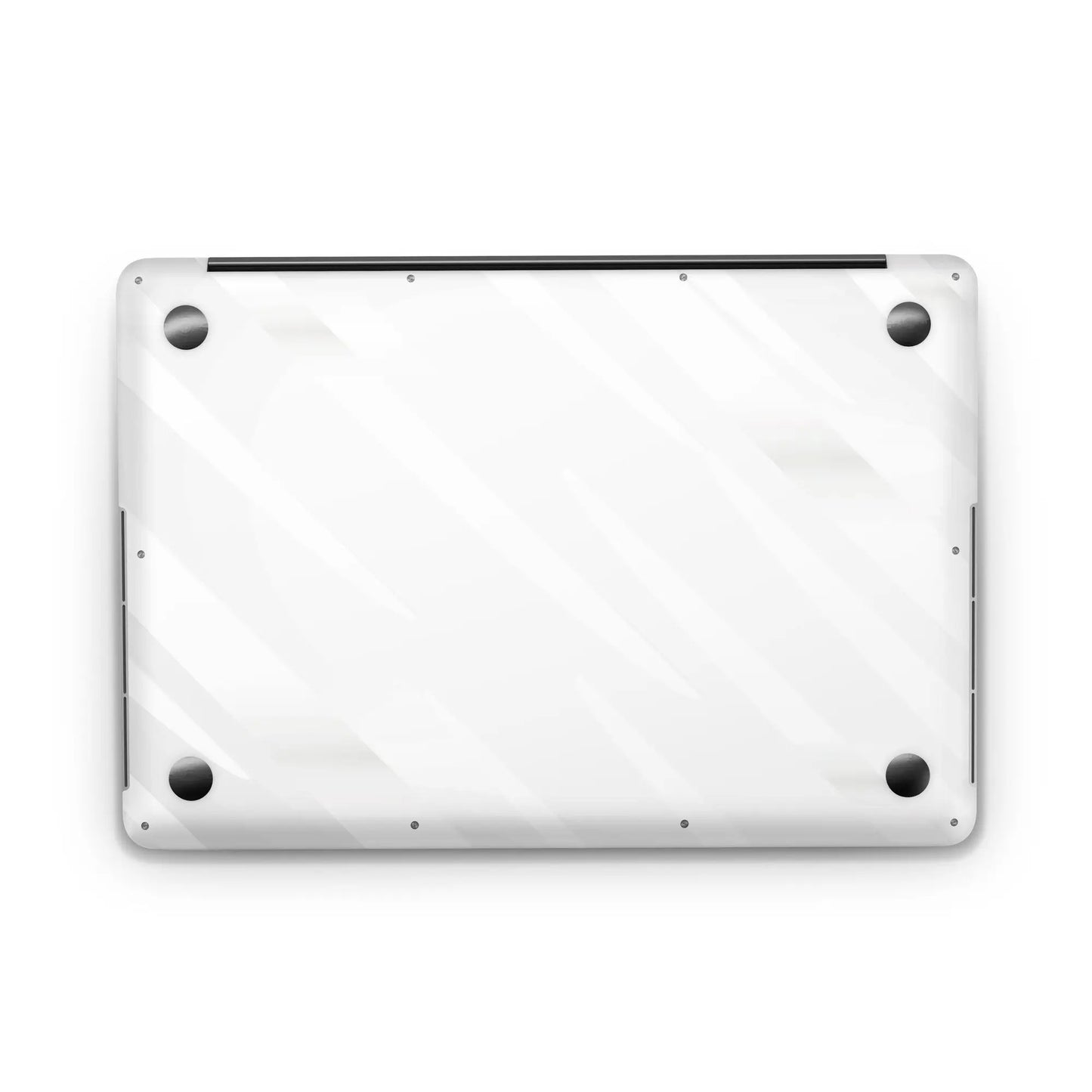 Sticker Master White Elegant Evrensel Sticker Dizüstü Bilgisayar Vinil Sticker Decal 12" 13" 13.3" 14" 15" 15.4" 15.6 inç Dizüstü Bilgisayar Çıkartma Koruyucu Macbook Asus Acer Hp Lenovo Huawei Dell İçin - Sticker Master