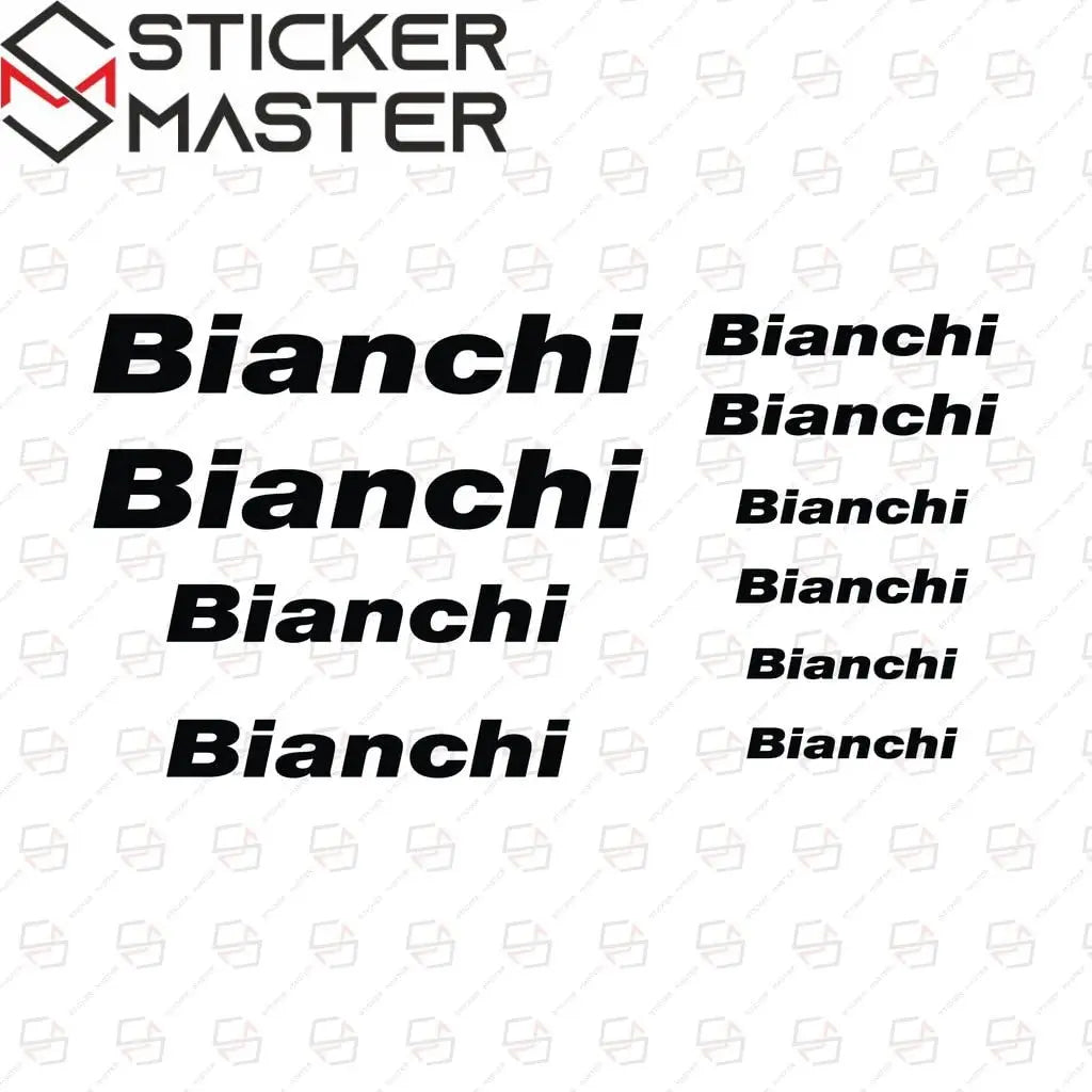 Sticker Master Bianchi Bisiklet Sticker Set Etiket