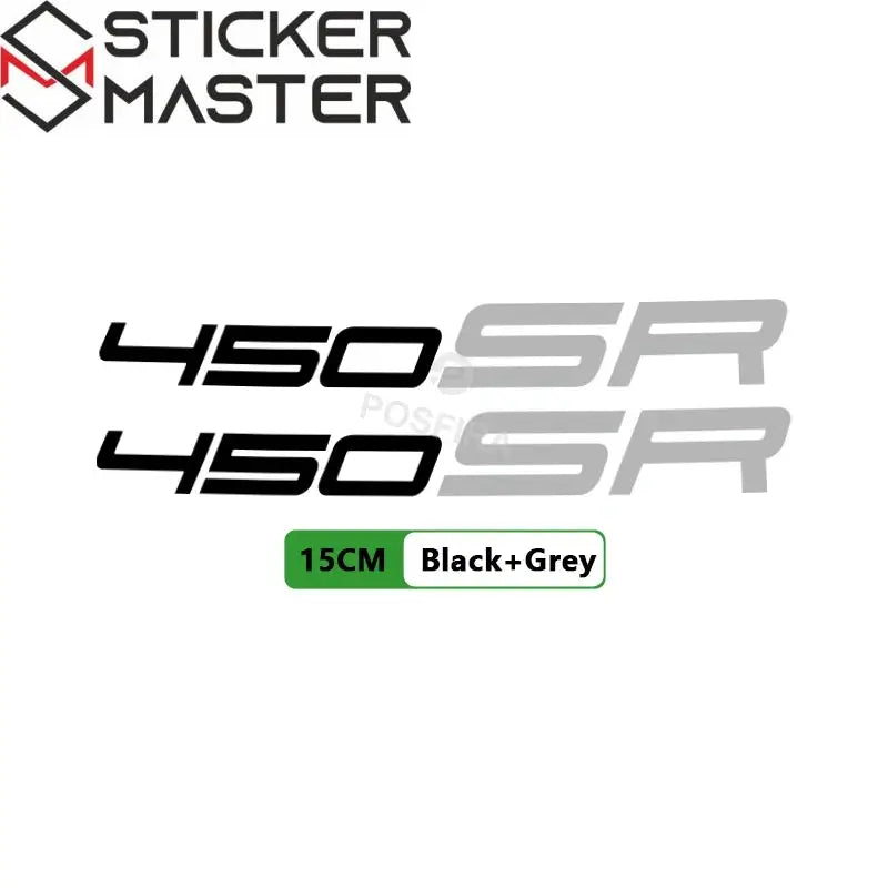CFMoto 450SR Sticker Seti | Su Geçirmez Motosiklet Etiketi 15 cm (2 Adet) Sticker Master