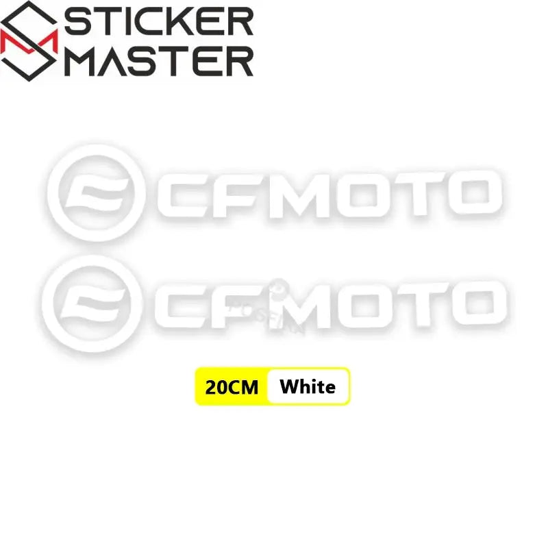 CFMoto Sticker | Orijinal Logo Çıkartması (2 Adet) | Sticker Master - Sticker Master