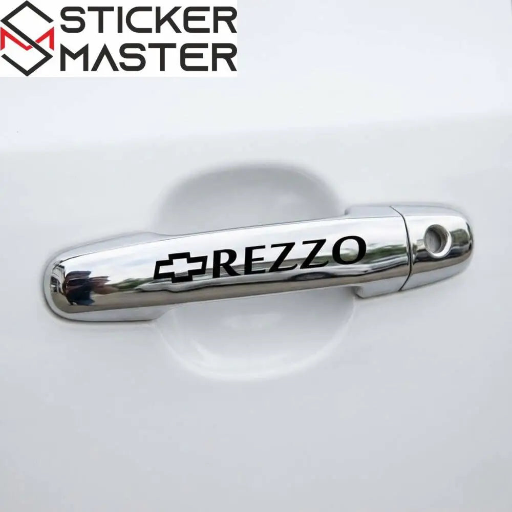 Chevrolet Rezzo Sticker Kapı Kolu ve Jant Yazısı Seti | Sticker Master - Sticker Master