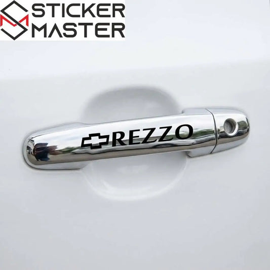 Chevrolet Rezzo Sticker Kapı Kolu ve Jant Yazısı Seti | Sticker Master - Sticker Master