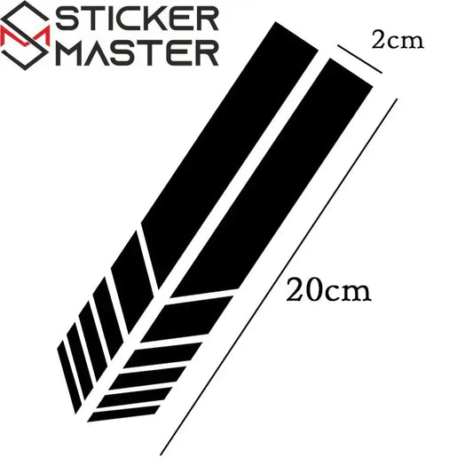 Citroen Sticker Ayna Şerit Seti | Sticker Master - Sticker Master