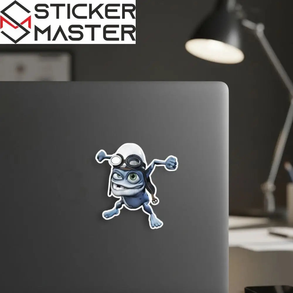 Crazy Frog Sticker - Motorcu Kurbağa Tasarım | Sticker Master