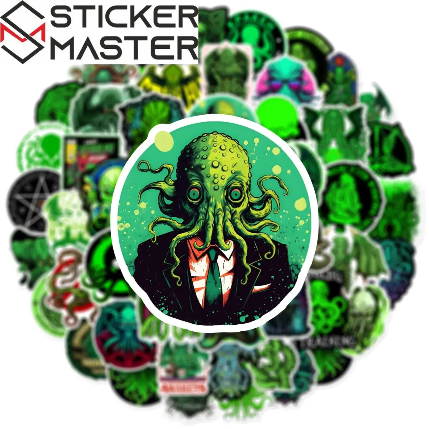 50’li Cthulhu Sticker Seti | Sticker Master - Sticker Master