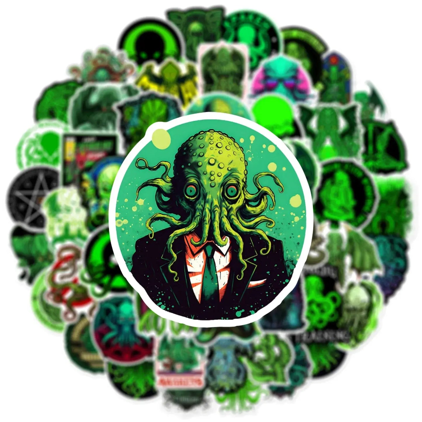 50’li Cthulhu Sticker Seti | Sticker Master - Sticker Master