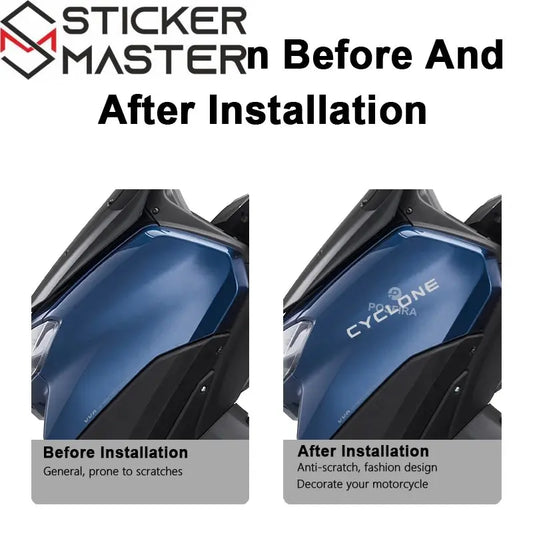 Cyclone Uyumlu Logo Sticker | Yan Grenaj - Sticker Master