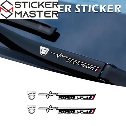 Dacia Sport Silecek Sticker Ön Cam Yazısı 2 Adet | Sticker Master - Sticker Master