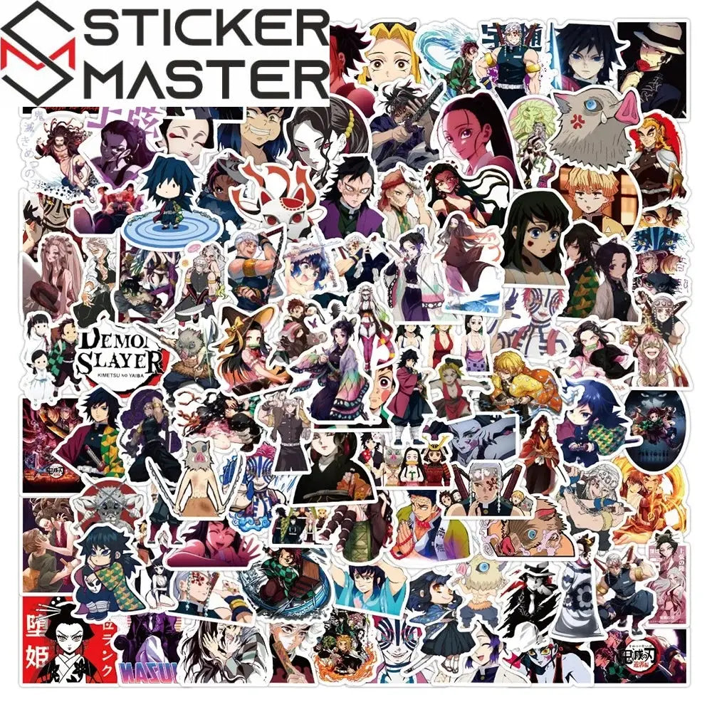 50pcs Demon Slayer Şeytan Sticker Pack | Sticker Master - Sticker Master