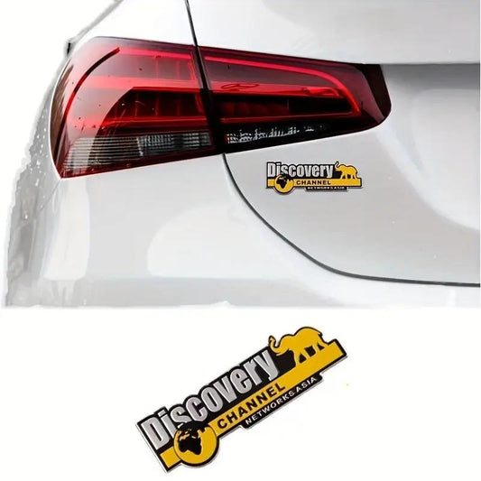 Sticker Master Discovery Channel Premium Kalite Sticker | Araba Çıkartması & Logo - Sticker Master