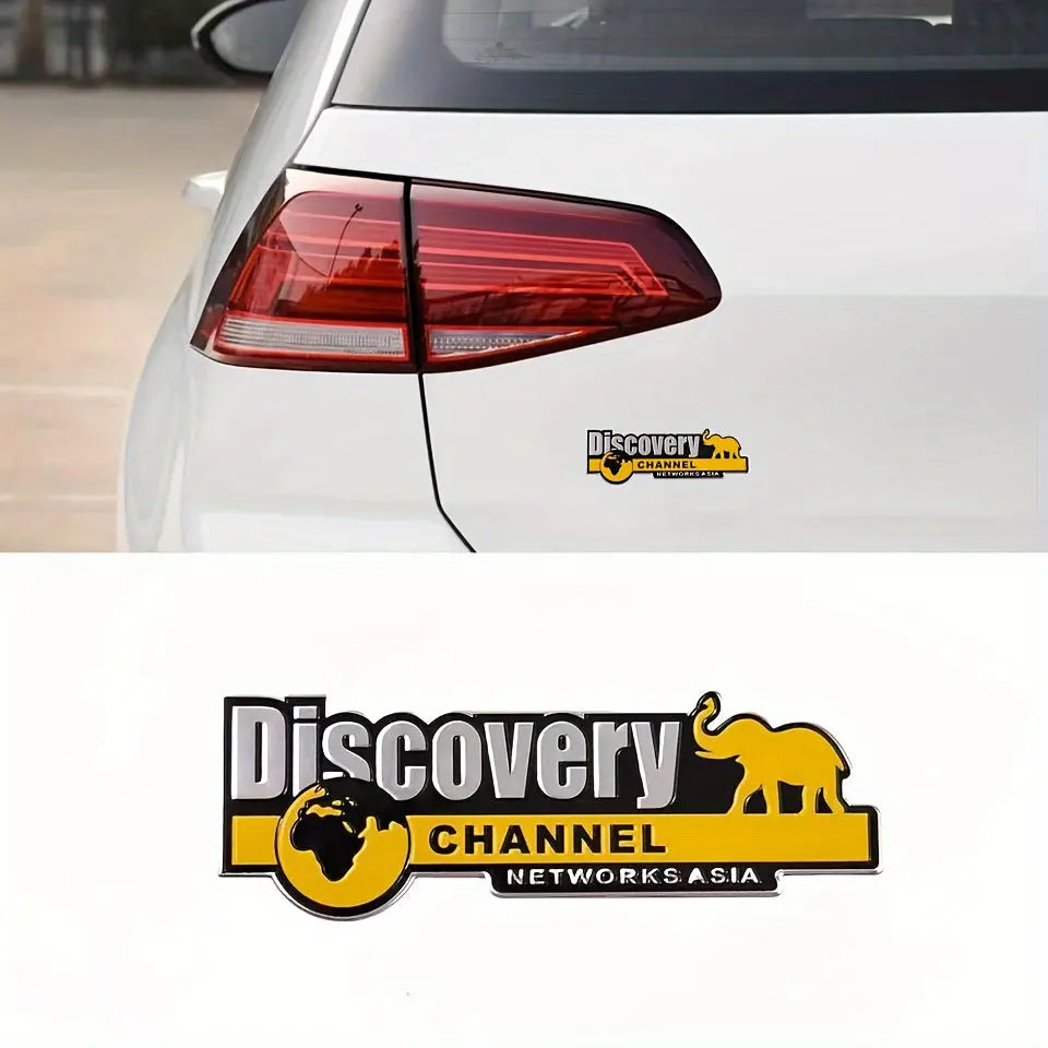 Sticker Master Discovery Channel Premium Kalite Sticker | Araba Çıkartması & Logo - Sticker Master
