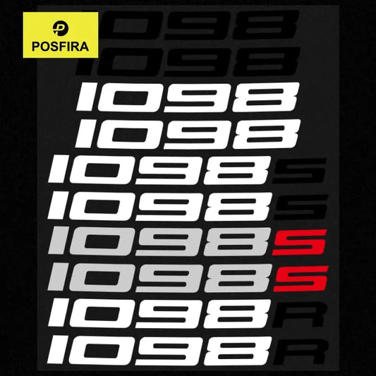 Ducati 1098 Karbon Sticker Su Geçirmez Motosiklet Çıkartma | Sticker Master Sticker Master