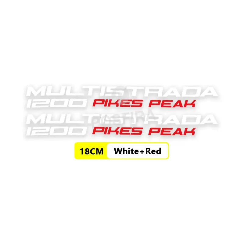 Ducati Multistrada 1200S Sticker Seti Su Geçirmez | Sticker Master Sticker Master