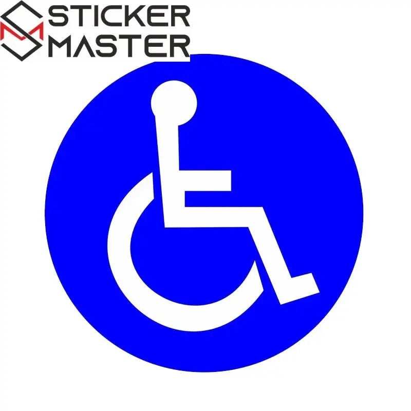 Engelli Araç Stickerı Tekerlekli Sandalye 13 Cm | Sticker Master - Sticker Master
