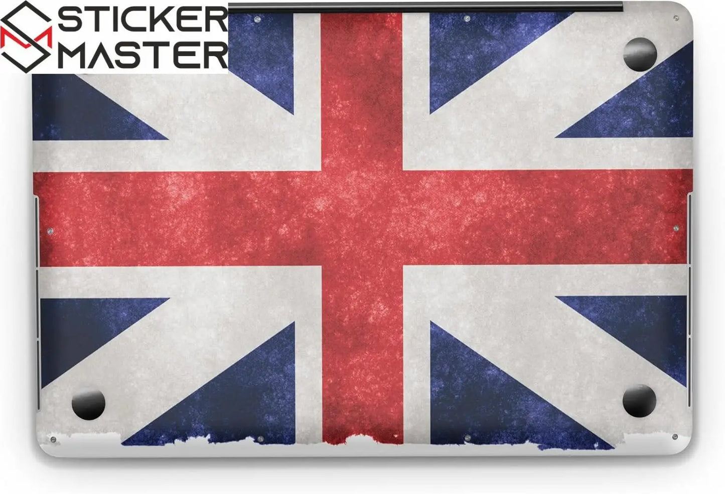 Sticker Master Old England 2 Flag Evrensel Sticker Dizüstü Bilgisayar Vinil Sticker Decal 12" 13" 13.3" 14" 15" 15.4" 15.6 inç Dizüstü Bilgisayar Çıkartma Koruyucu Macbook Asus Acer Hp Lenovo Huawei Dell İçin - Sticker Master