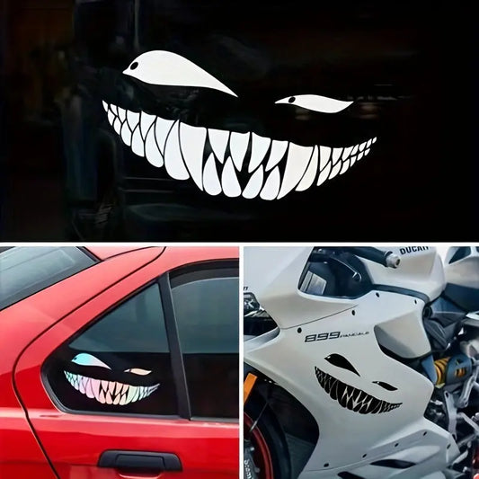 Evil Smile Araba ve Motosiklet Sticker Su Geçirmez | Sticker Master Sticker Master