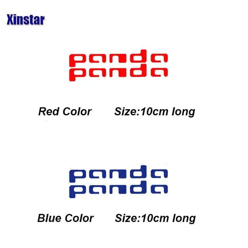 Fiat Panda Sticker Seti (2 Adet) | Yan Ayna ve Kapı Kolu Logosu - Sticker Master