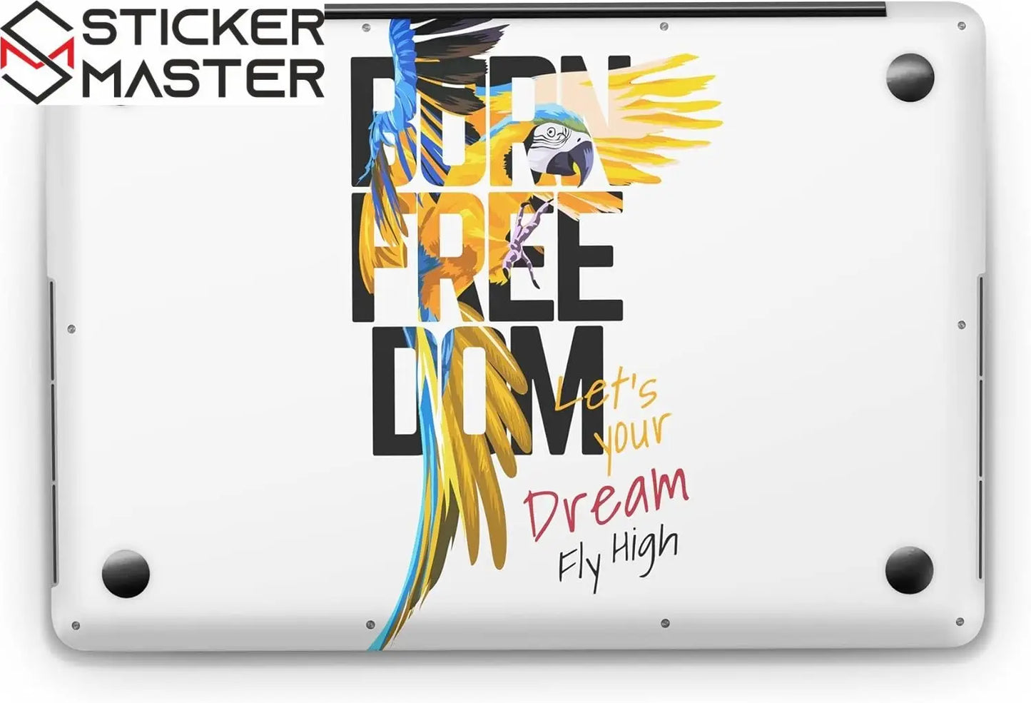 Sticker Master Freedom Evrensel Sticker Dizüstü Bilgisayar Vinil Sticker Decal 12" 13" 13.3" 14" 15" 15.4" 15.6 inç Dizüstü Bilgisayar Çıkartma Koruyucu Macbook Asus Acer Hp Lenovo Huawei Dell İçin - Sticker Master